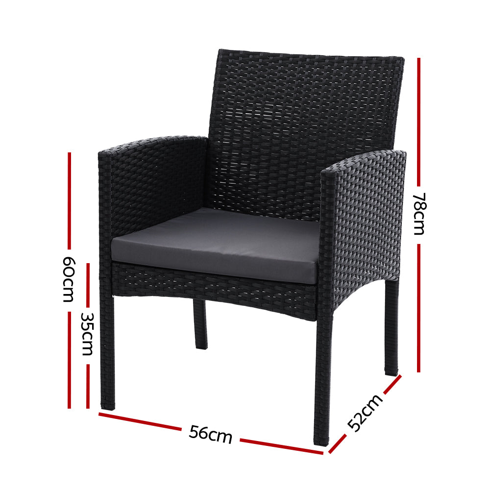 Gardeon Ezra Stylish Outdoor Dining Chairs