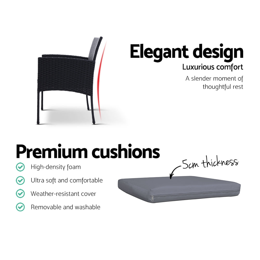 Gardeon Ezra Stylish Outdoor Dining Chairs