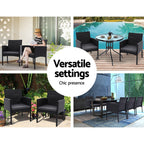 Gardeon Ezra Stylish Outdoor Dining Chairs