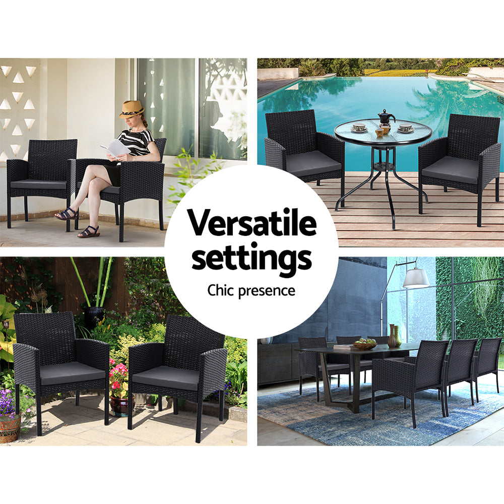 Gardeon Ezra Stylish Outdoor Dining Chairs