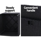 Gardeon Elegant 3PC Rattan Bistro Set