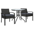 Gardeon Elegant 3-Piece Rattan Bistro Set