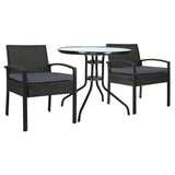 Gardeon Elegant 3-Piece Rattan Bistro Set