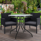 Gardeon Elegant 3-Piece Rattan Bistro Set