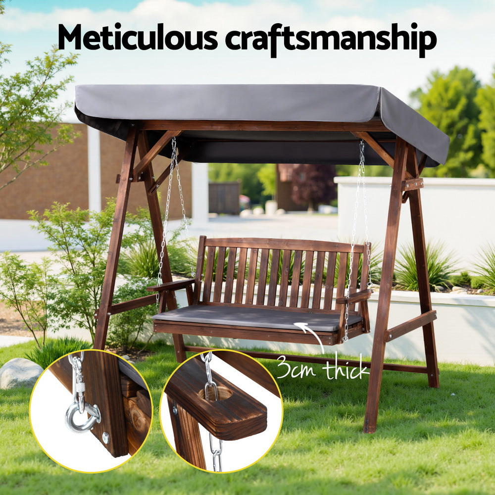 Gardeon Outdoor Canopy Swing Chair