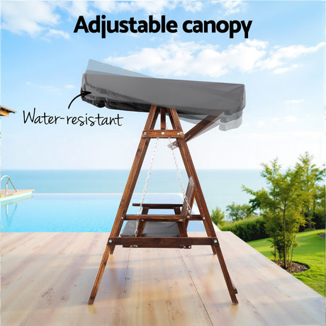 Gardeon Outdoor Canopy Swing Chair