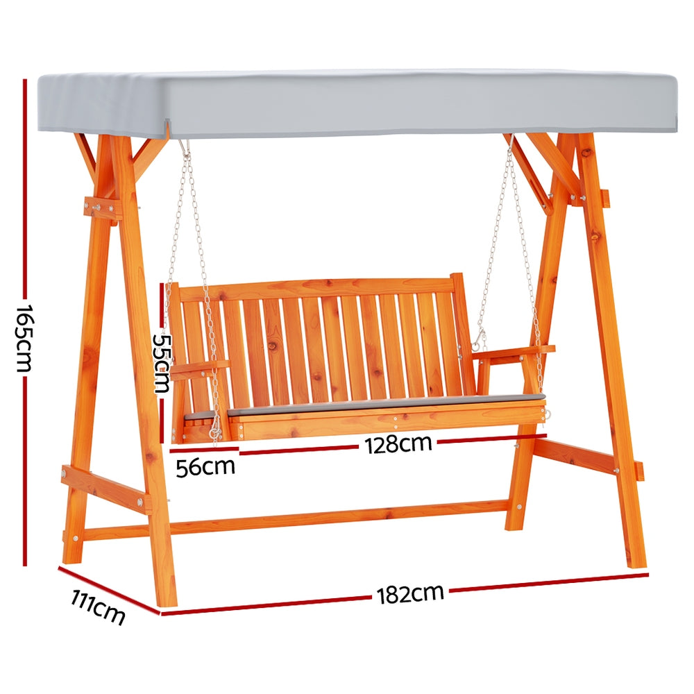 Gardeon Outdoor Canopy Swing Chair