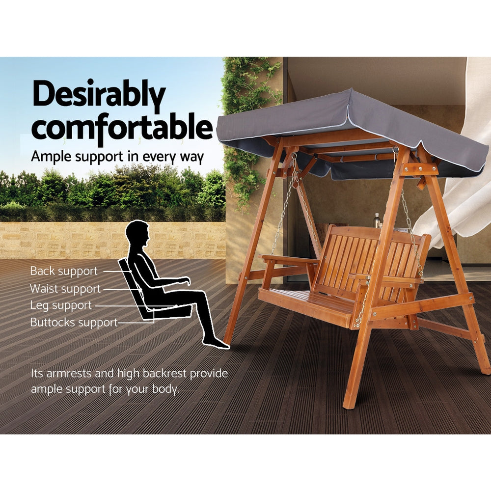 Gardeon Outdoor Canopy Swing Chair