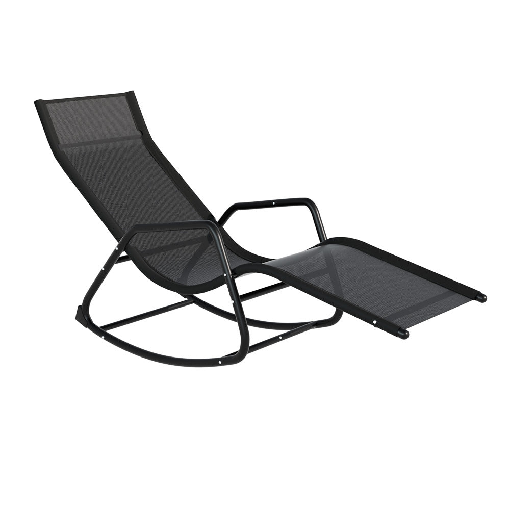 Gardeon Premium Outdoor Rocking Lounge Chair