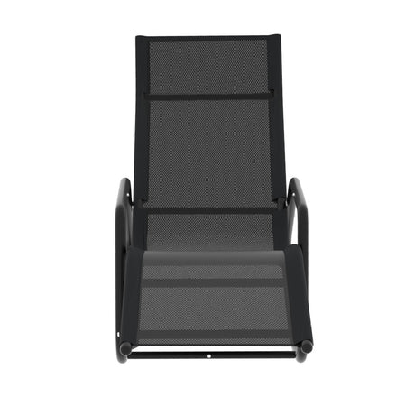 Gardeon Premium Outdoor Rocking Lounge Chair