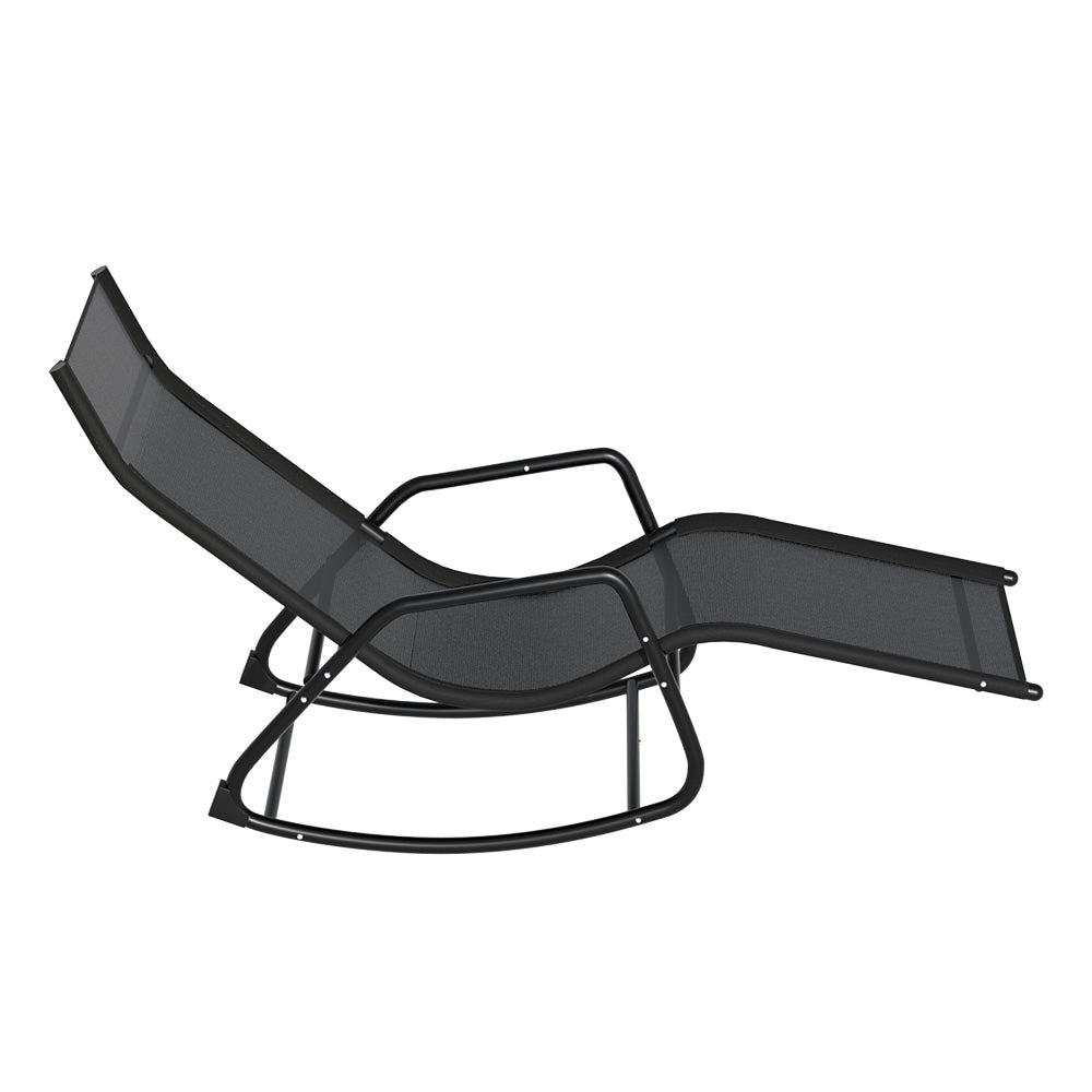 Gardeon Premium Outdoor Rocking Lounge Chair