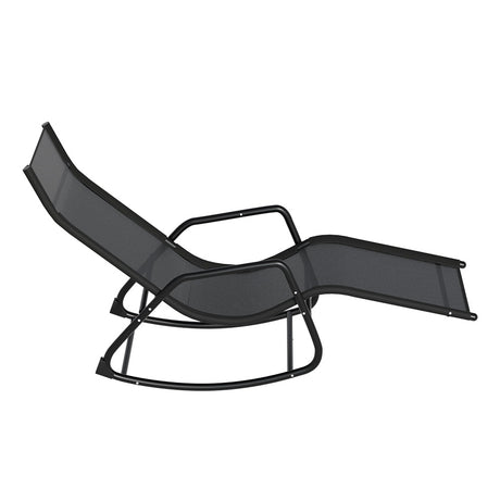 Gardeon Premium Outdoor Rocking Lounge Chair