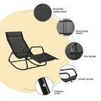 Gardeon Premium Outdoor Rocking Lounge Chair