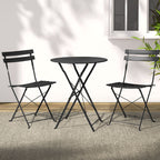 Gardeon 3-Piece Steel Outdoor Bistro Set
