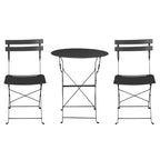 Gardeon 3-Piece Steel Outdoor Bistro Set