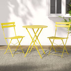 Gardeon 3-Piece Steel Outdoor Bistro Set