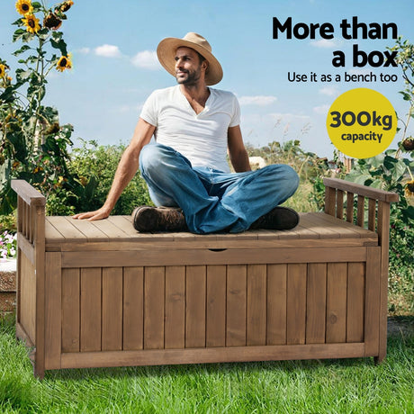 Gardeon Elegant Outdoor Storage Bench Box