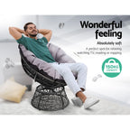 Gardeon Rotatable Papasan Wicker Chair