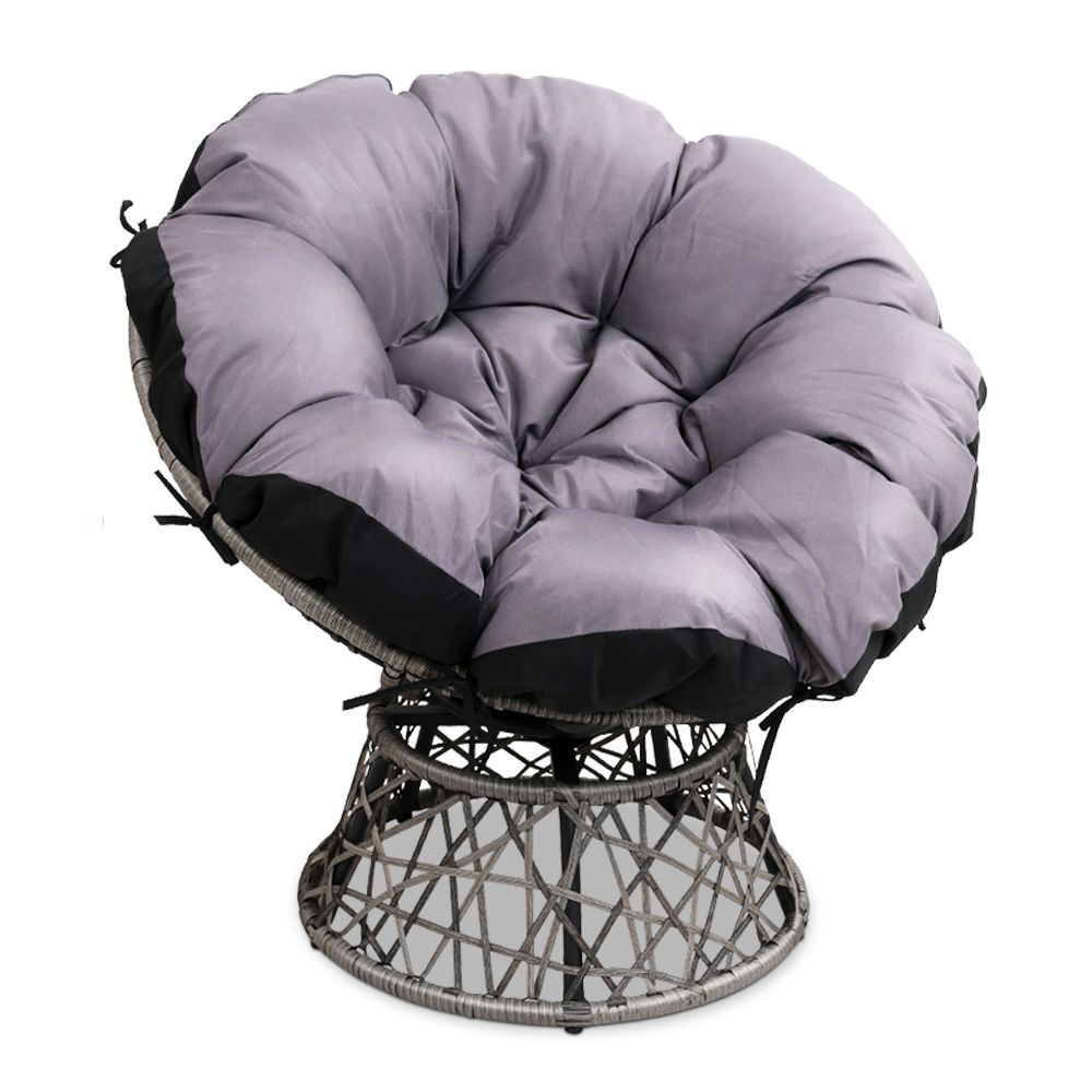 Gardeon Rotatable Papasan Wicker Chair