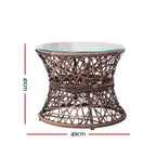 Gardeon Outdoor Wicker Papasan Lounge Set