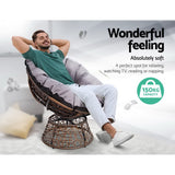 Gardeon Outdoor Wicker Papasan Lounge Set