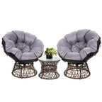 Gardeon Outdoor Wicker Papasan Lounge Set