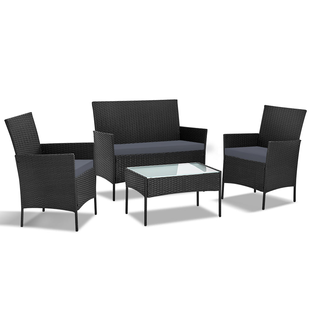 Gardeon Stylish 4-Seater Outdoor Sofa Set