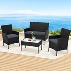 Gardeon Stylish 4-Seater Outdoor Sofa Set