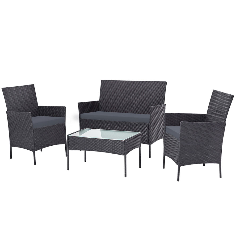 Gardeon Elegant 4-Seater Outdoor Sofa Set