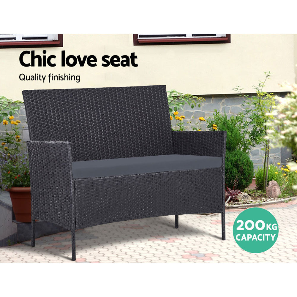 Gardeon Elegant 4-Seater Outdoor Sofa Set