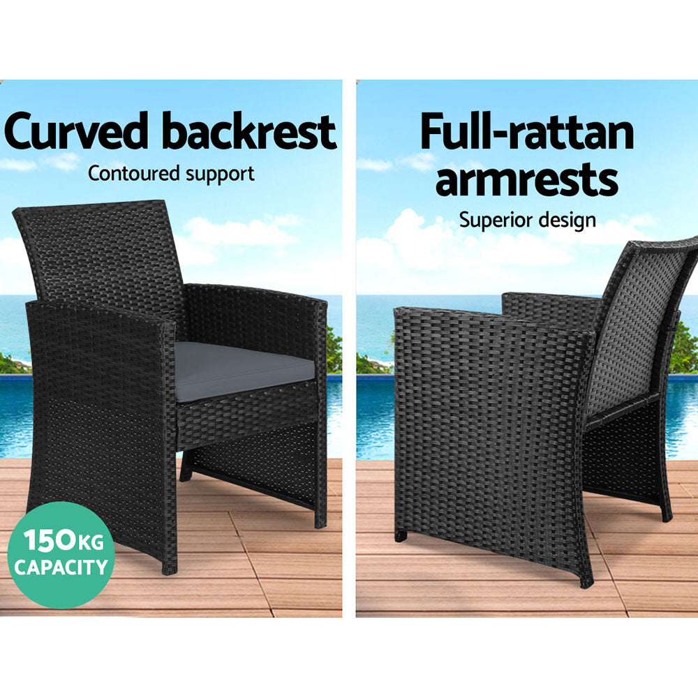 Gardeon 4-Piece Rattan Sofa Set