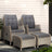 Gardeon Outdoor Wicker Recliner Chair Set