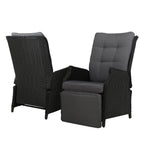 Gardeon Adjustable Wicker Recliner Chair