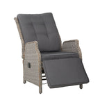 Gardeon Adjustable Wicker Recliner Chair