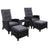 Gardeon 5-Piece Luxury Outdoor Recliner Set