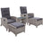 Gardeon 5-Piece Luxury Outdoor Recliner Set