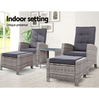 Gardeon 5-Piece Luxury Outdoor Recliner Set