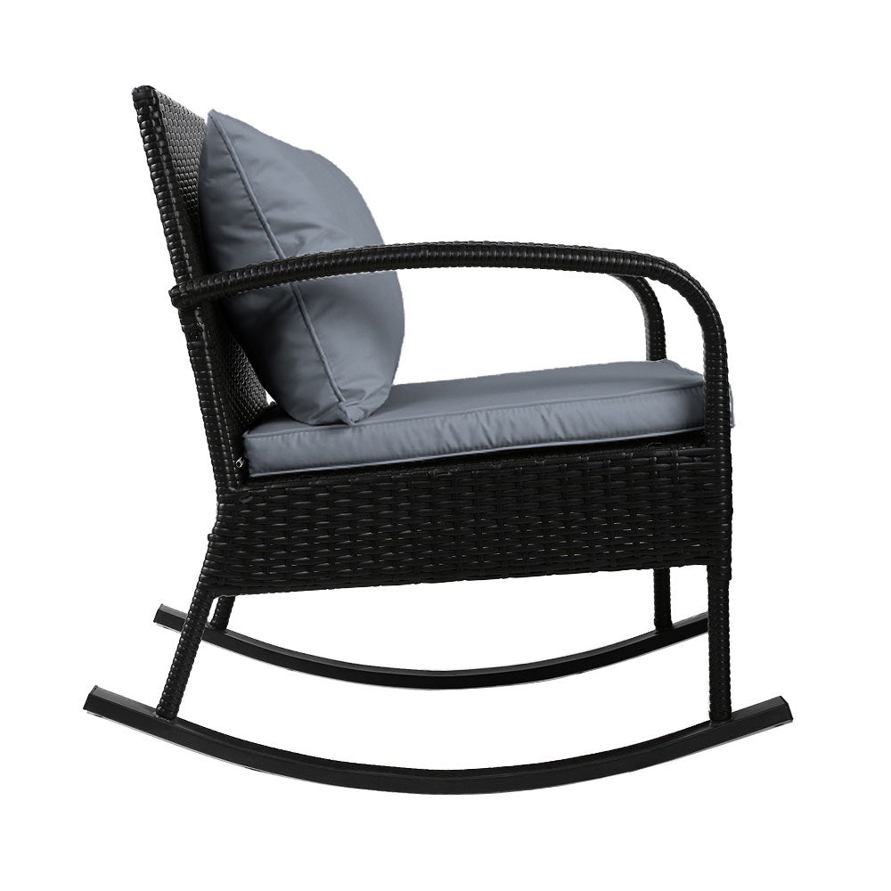 Gardeon Elegant 2PC Rocking Chair Set