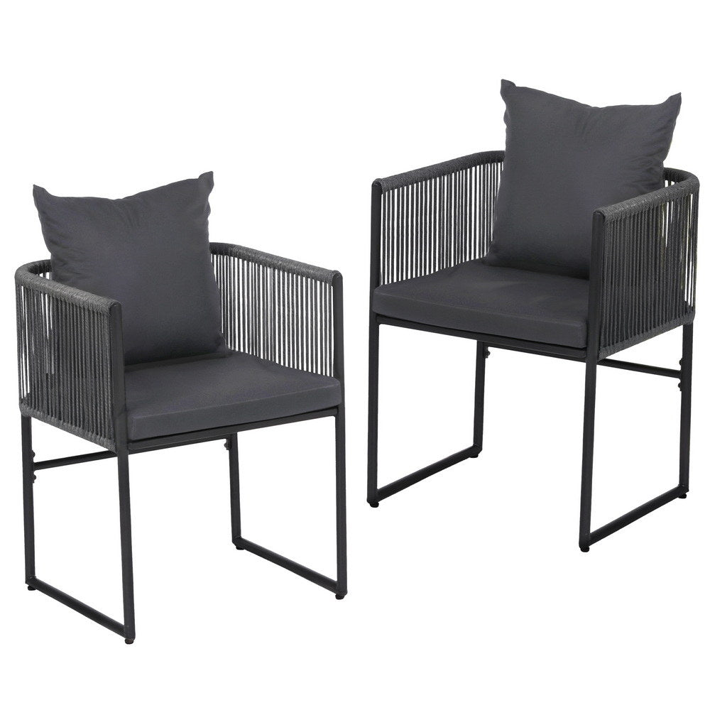 Gardeon Outdoor Woven Rope Dining Chairs