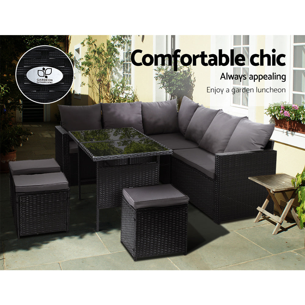 Gardeon Modular Outdoor Dining Sofa Set