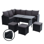 Gardeon Modular Outdoor Dining Sofa Set