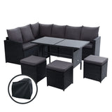 Gardeon Modular Outdoor Dining Sofa Set