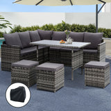 Gardeon Modular Outdoor Dining Sofa Set