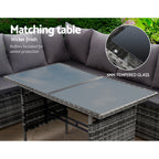 Gardeon Modular Outdoor Dining Sofa Set