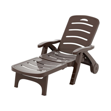 Gardeon Portable Folding Sun Lounger