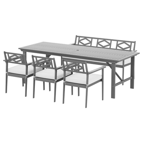 Gardeon 5-Piece Acacia Wood Dining Set