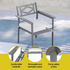 Gardeon 5-Piece Acacia Wood Dining Set