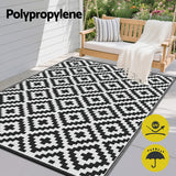 Gardeon Reversible Outdoor Rug 120x180cm