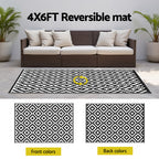 Gardeon Reversible Outdoor Rug 120x180cm