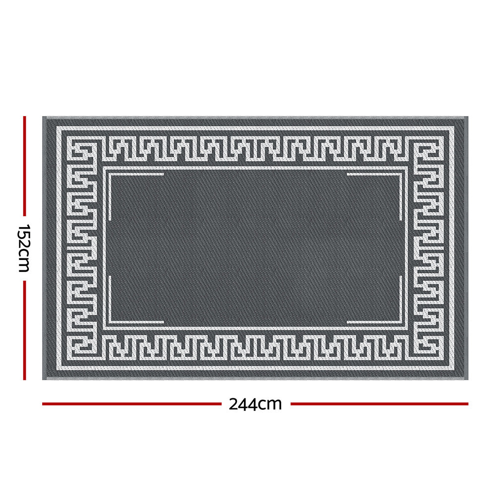 Gardeon Reversible Outdoor Rug - Versatile and Stylish